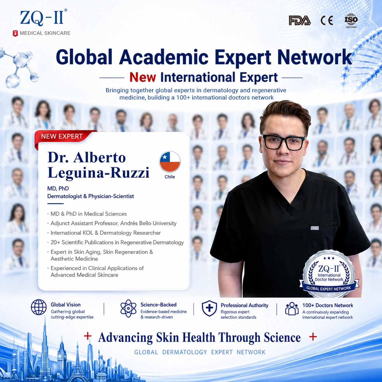 ZQ-II Memperluas Rangkaian Pakar Akademik Globalnya dengan Dr. Alberto Leguina-Ruzzi